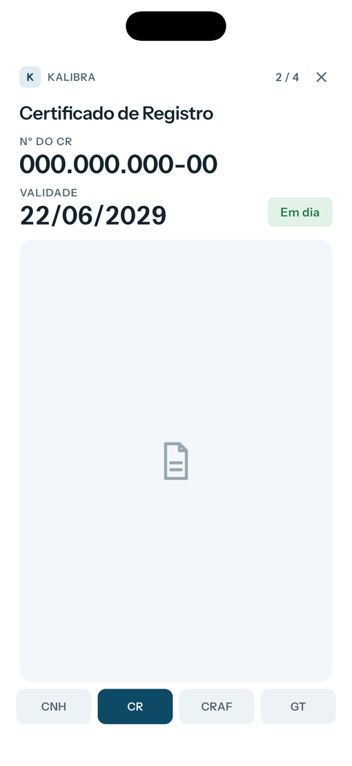 Modo blitz mostrando o CR